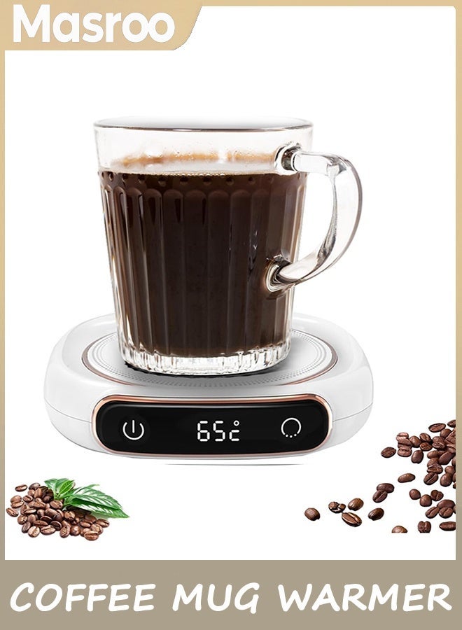 Masroo Coffee Mug Warmer, Cup Warmer for Desk with Auto Shut Off, 3 Temp Settings, Mug Warmer for Coffee, Beverage, Milk, Tea, Coffee Warmer Plate in Your Home & Office - Image 1